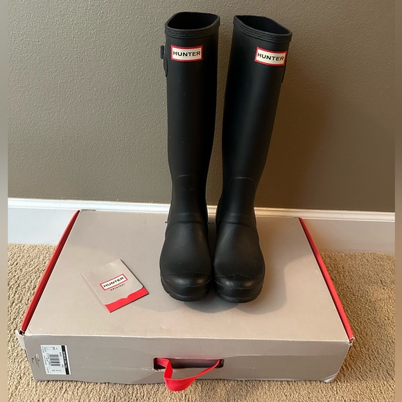 Hunter Shoes - hunter original tall boots — black